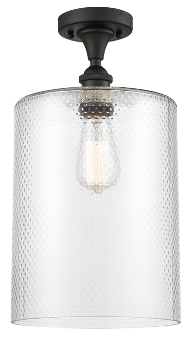Innovations 516-1C-OB-G112-L One Light Semi-Flush Mount, Oil Rubbed Bronze