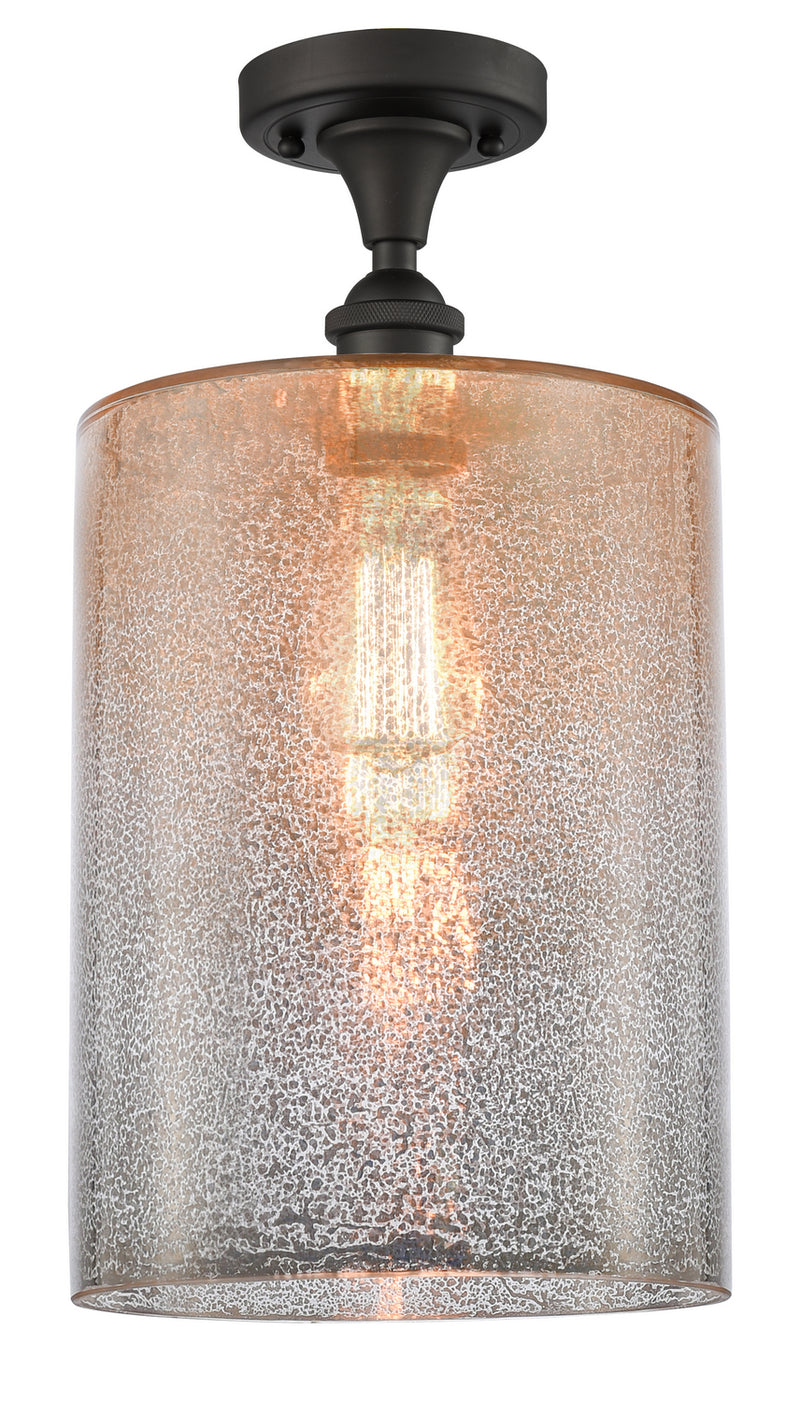 Innovations 516-1C-OB-G116-L One Light Semi-Flush Mount, Oil Rubbed Bronze