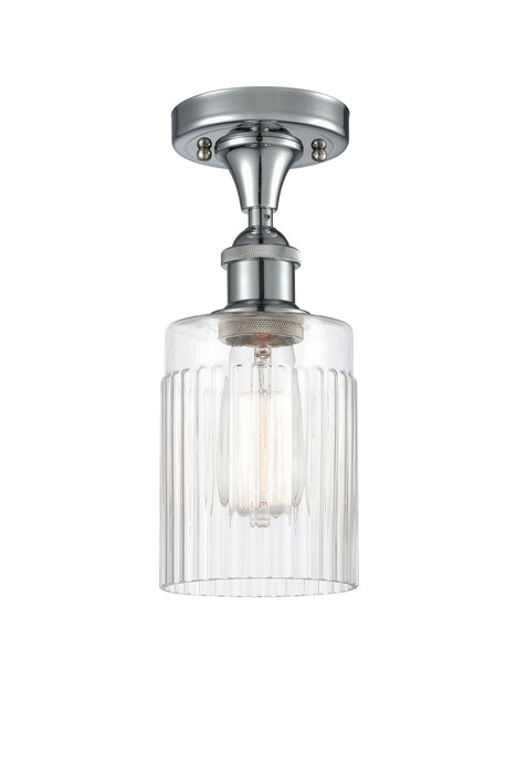Innovations 516-1C-PC-G342 One Light Semi-Flush Mount, Polished Chrome