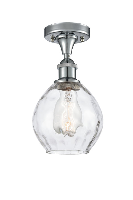 Innovations 516-1C-PC-G362 One Light Semi-Flush Mount, Polished Chrome