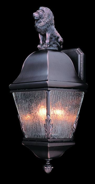 Framburg 9605 SBR Three Light Exterior Wall Mount, Siena Bronze