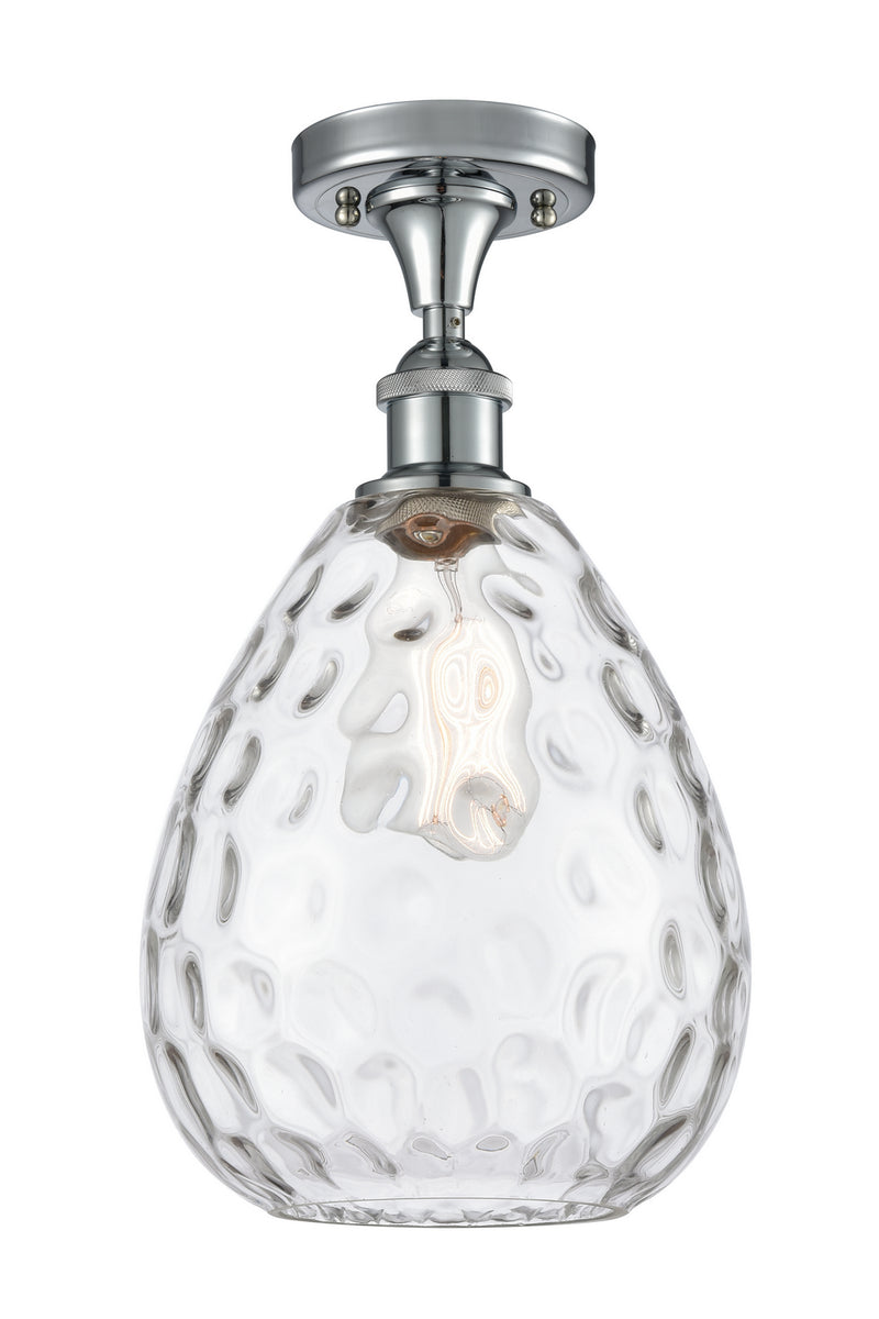 Innovations 516-1C-PC-G372 One Light Semi-Flush Mount, Polished Chrome