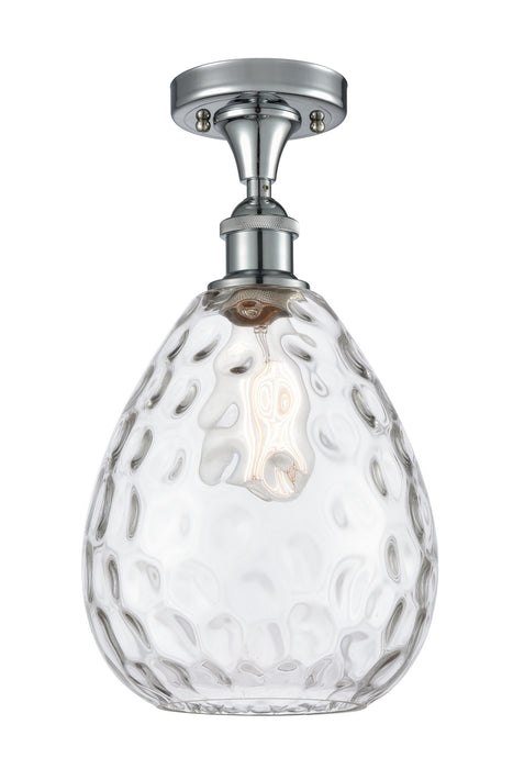 Innovations 516-1C-PC-G372 One Light Semi-Flush Mount, Polished Chrome