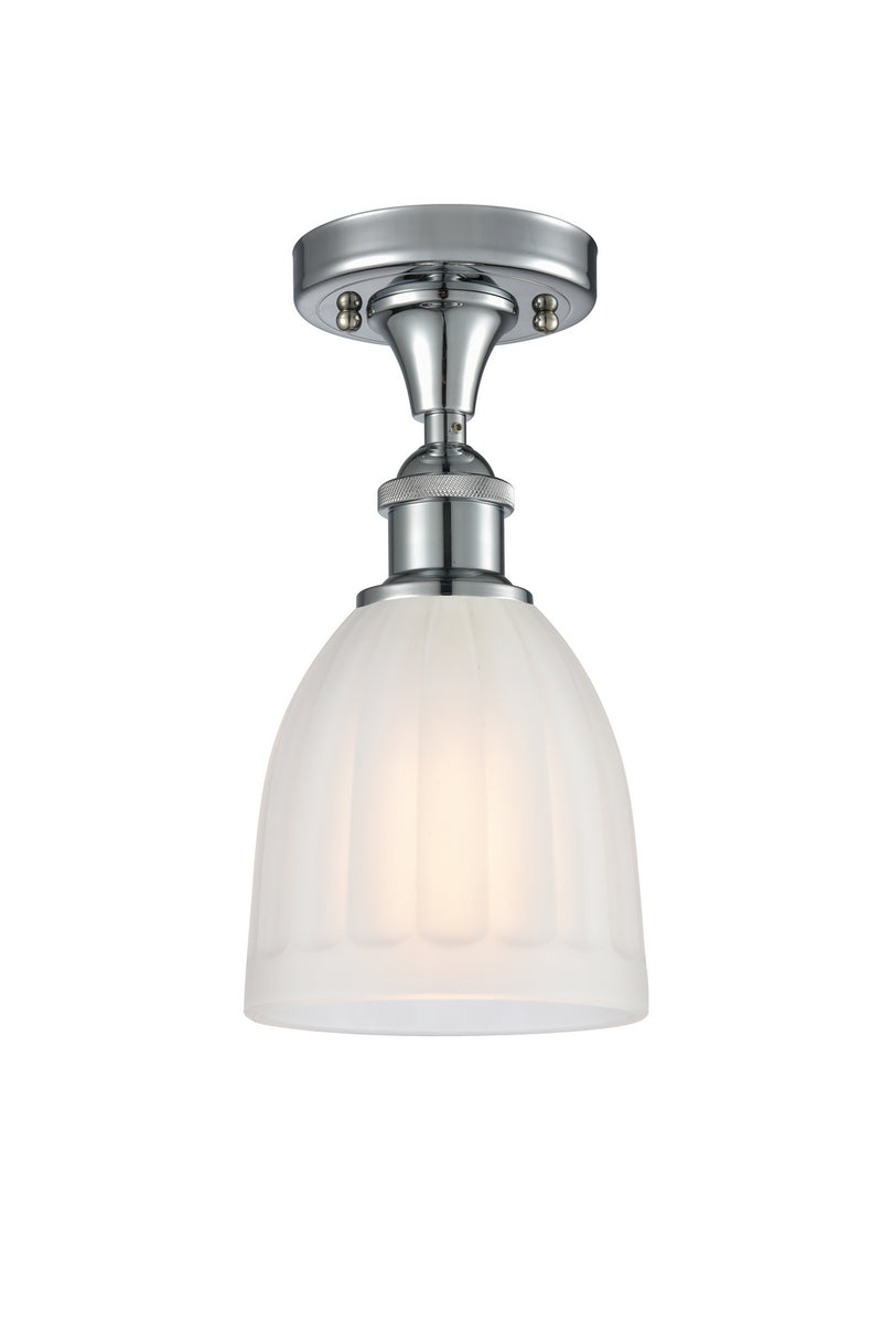 Innovations 516-1C-PC-G441 One Light Semi-Flush Mount, Polished Chrome