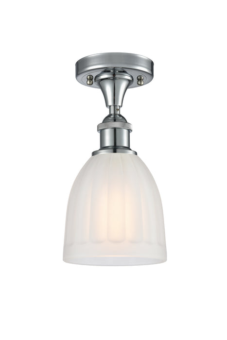 Innovations 516-1C-PC-G441 One Light Semi-Flush Mount, Polished Chrome