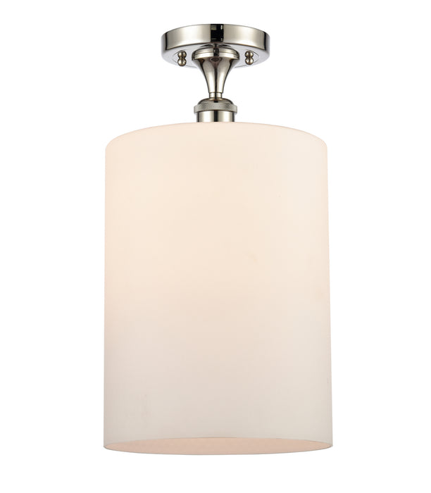 Innovations 516-1C-PN-G111-L One Light Semi-Flush Mount, Polished Nickel