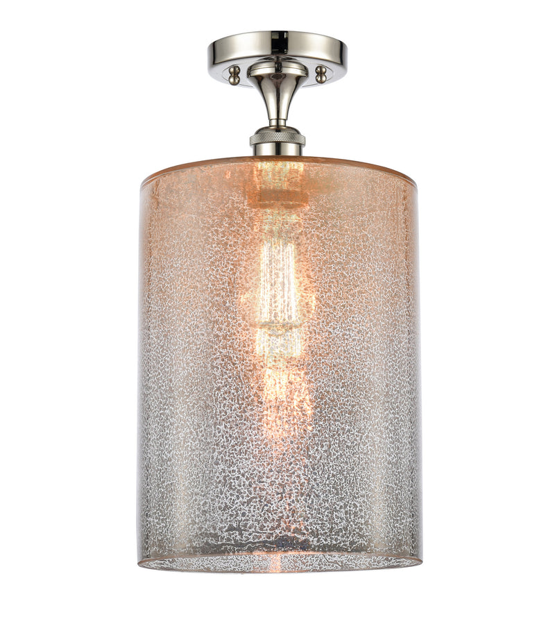 Innovations 516-1C-PN-G116-L One Light Semi-Flush Mount, Polished Nickel
