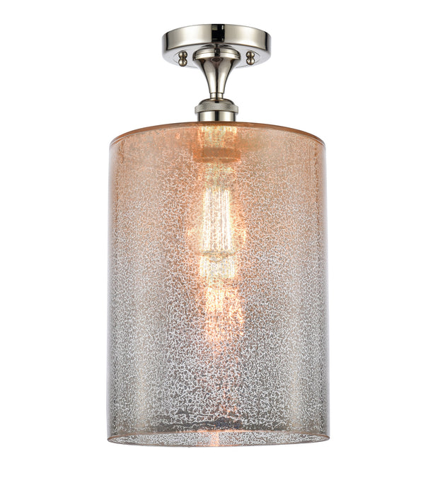 Innovations 516-1C-PN-G116-L One Light Semi-Flush Mount, Polished Nickel