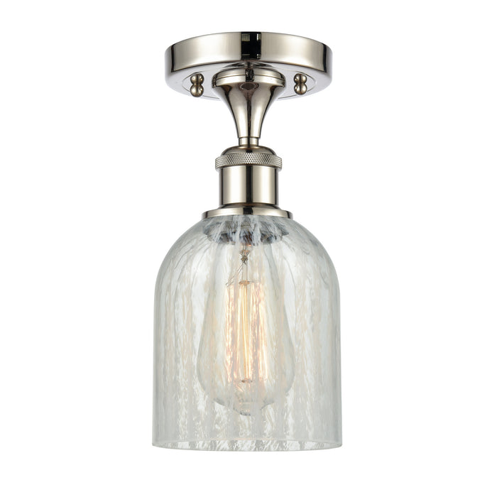 Innovations 516-1C-PN-G2511 One Light Semi-Flush Mount, Polished Nickel