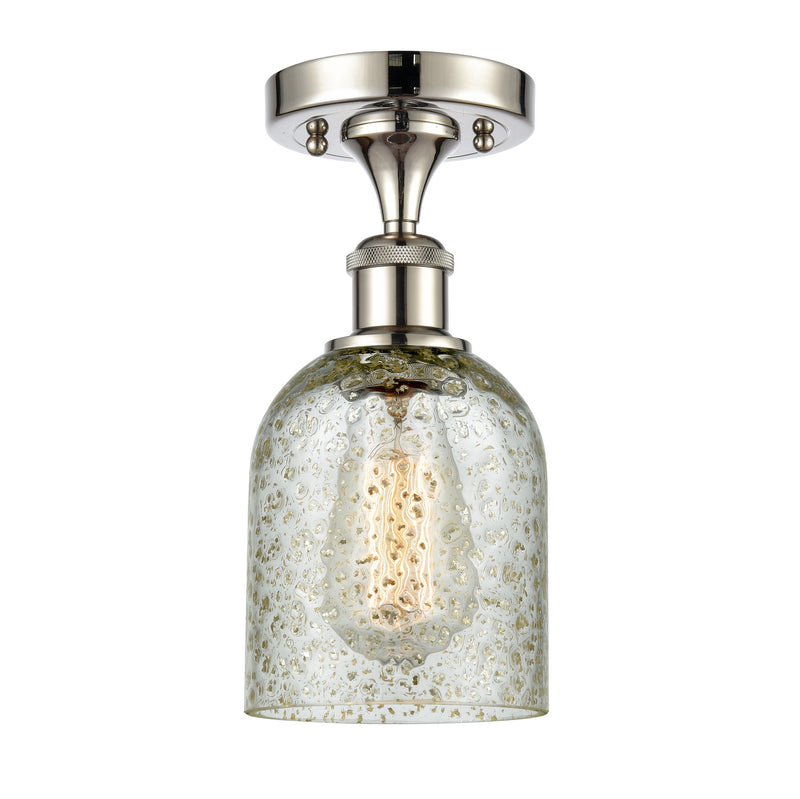 Innovations 516-1C-PN-G259 One Light Semi-Flush Mount, Polished Nickel