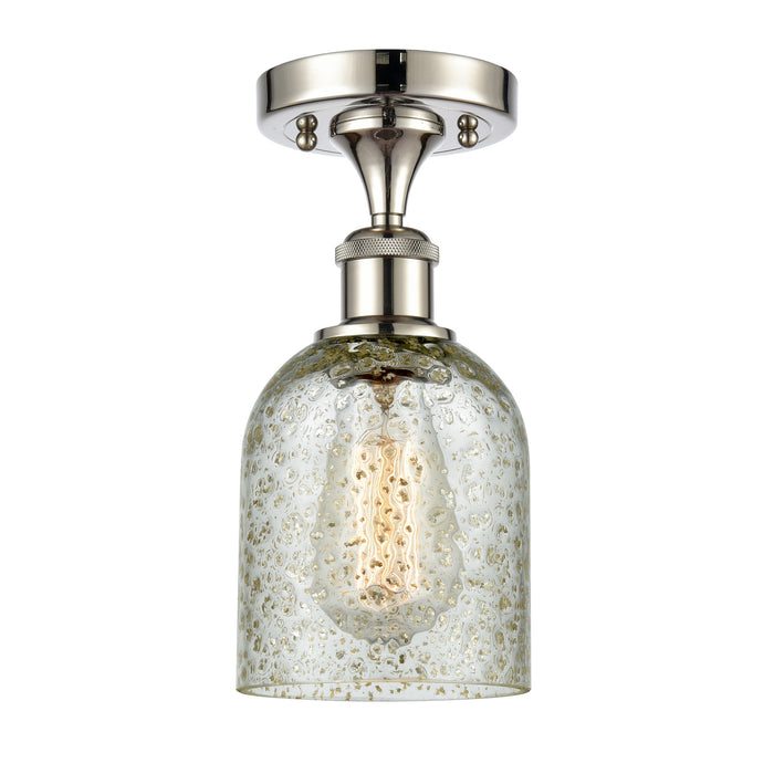Innovations 516-1C-PN-G259 One Light Semi-Flush Mount, Polished Nickel