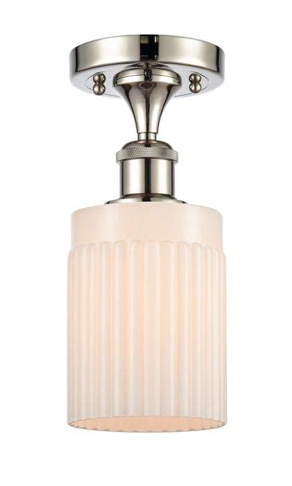 Innovations 516-1C-PN-G341 One Light Semi-Flush Mount, Polished Nickel