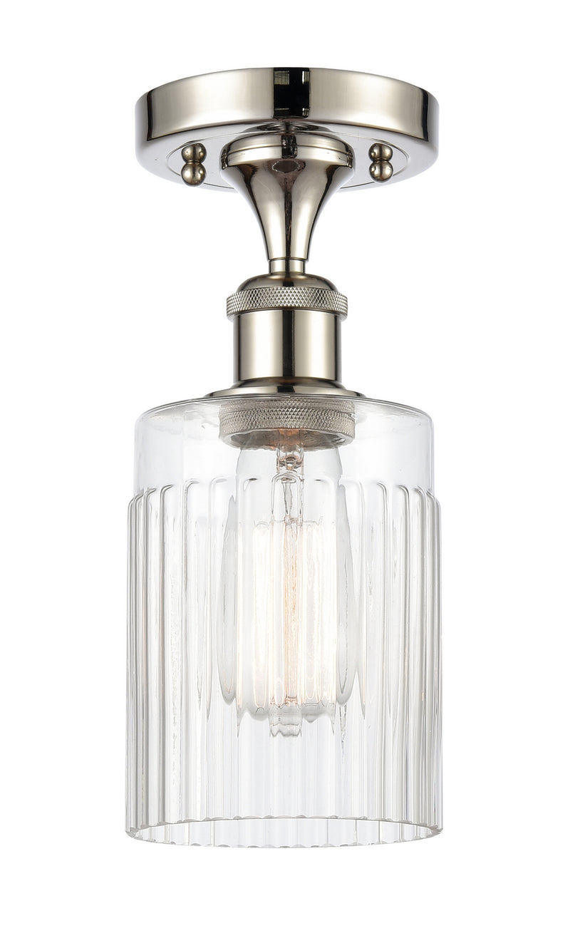 Innovations 516-1C-PN-G342 One Light Semi-Flush Mount, Polished Nickel