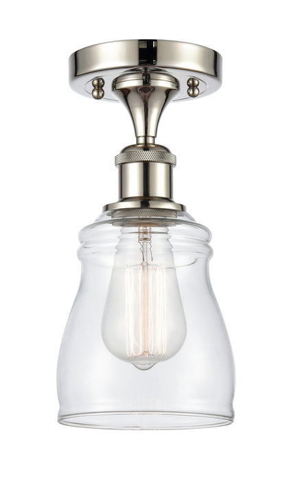 Innovations 516-1C-PN-G392 One Light Semi-Flush Mount, Polished Nickel