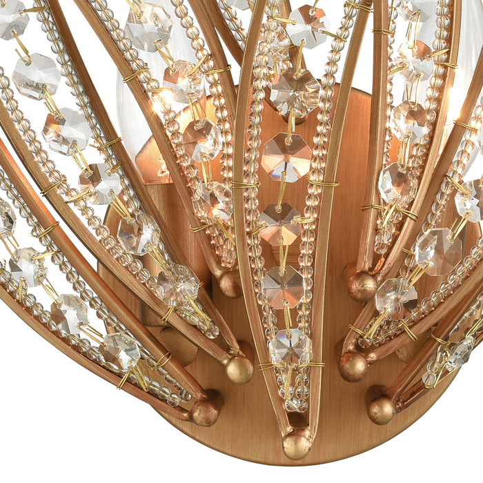 ELK Home 16761/2 Two Light Wall Sconce, Matte Gold