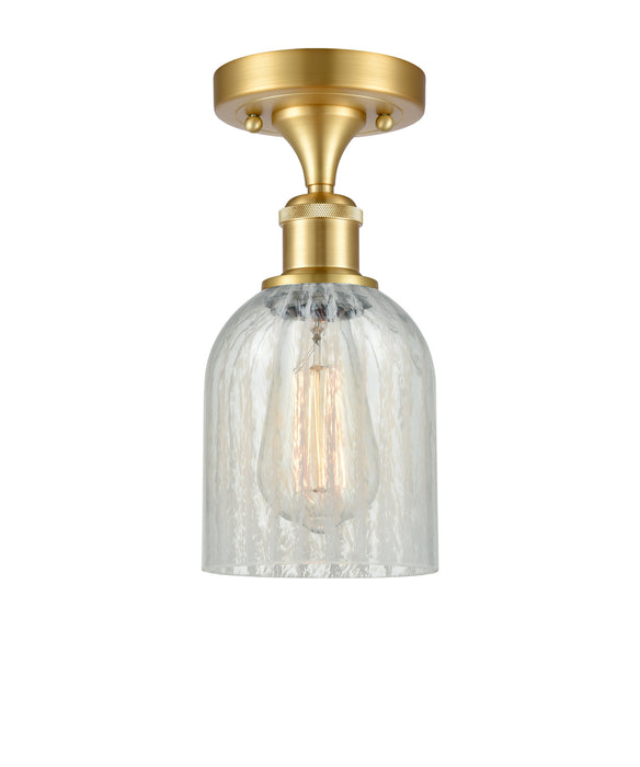 Innovations 516-1C-SG-G2511 One Light Semi-Flush Mount, Satin Gold