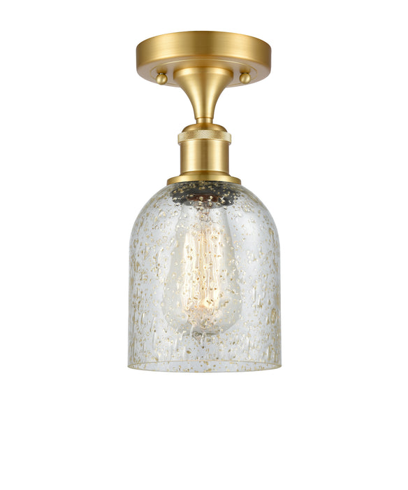Innovations 516-1C-SG-G259 One Light Semi-Flush Mount, Satin Gold