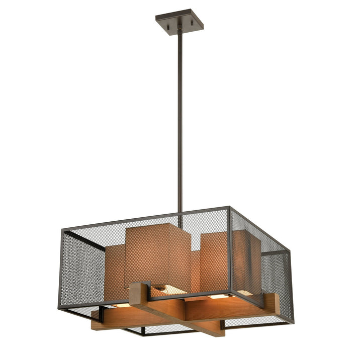 ELK Home 33345/4 Four Light Chandelier, Oil Rubbed Bronze
