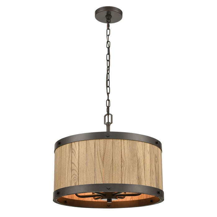 ELK Home 33364/6 Six Light Chandelier, Oil Rubbed Bronze