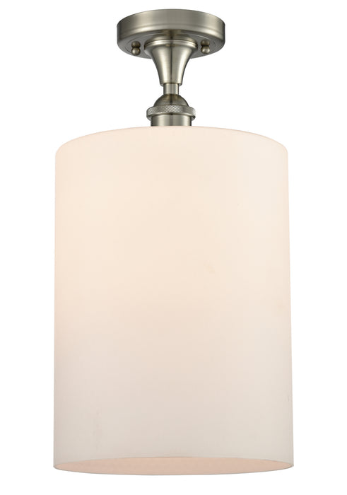 Innovations 516-1C-SN-G111-L One Light Semi-Flush Mount, Brushed Satin Nickel
