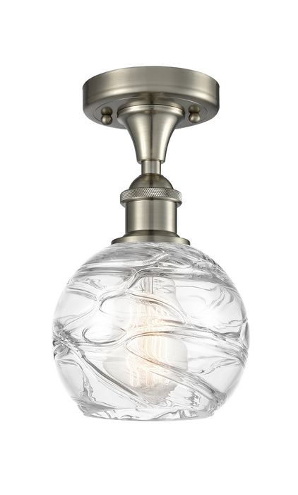 Innovations 516-1C-SN-G1213-6 One Light Semi-Flush Mount, Brushed Satin Nickel