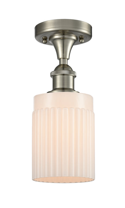 Innovations 516-1C-SN-G341 One Light Semi-Flush Mount, Brushed Satin Nickel