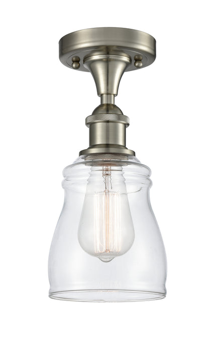 Innovations 516-1C-SN-G392 One Light Semi-Flush Mount, Brushed Satin Nickel