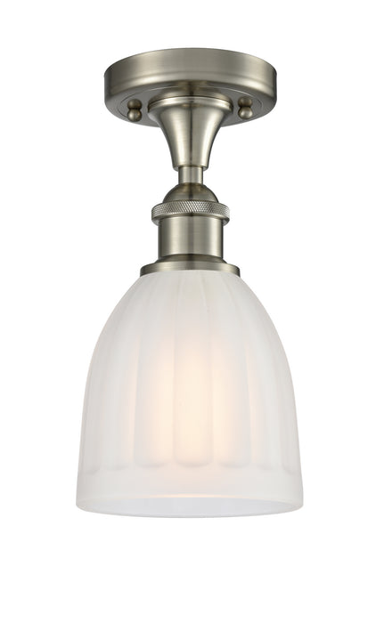 Innovations 516-1C-SN-G441 One Light Semi-Flush Mount, Brushed Satin Nickel