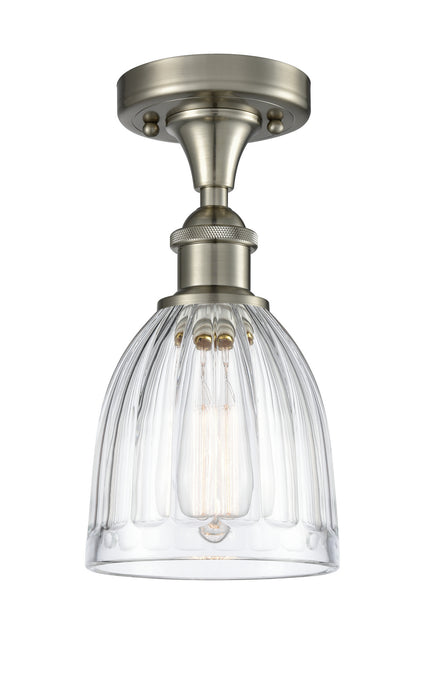 Innovations 516-1C-SN-G442 One Light Semi-Flush Mount, Brushed Satin Nickel