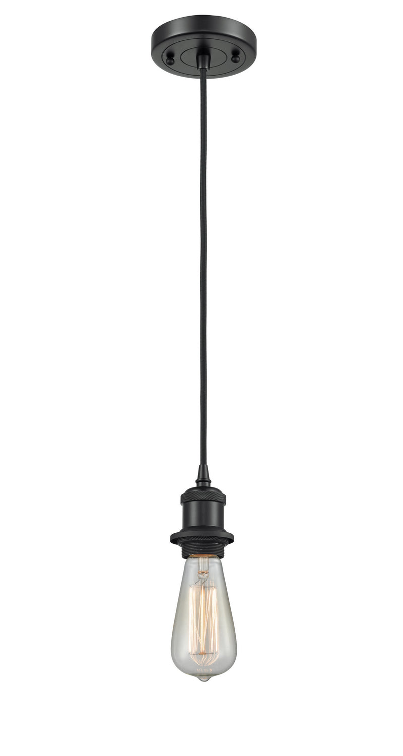 Innovations 516-1P-BK One Light Mini Pendant, Matte Black