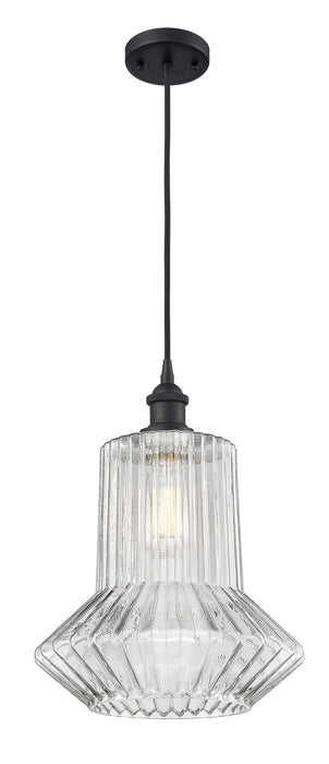 Innovations 516-1P-BK-G212-LED LED Mini Pendant, Matte Black