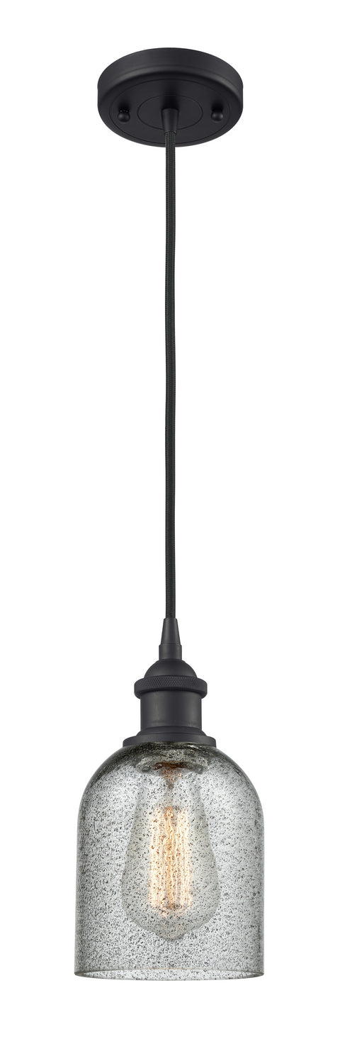 Innovations 516-1P-BK-G257-LED LED Mini Pendant, Matte Black