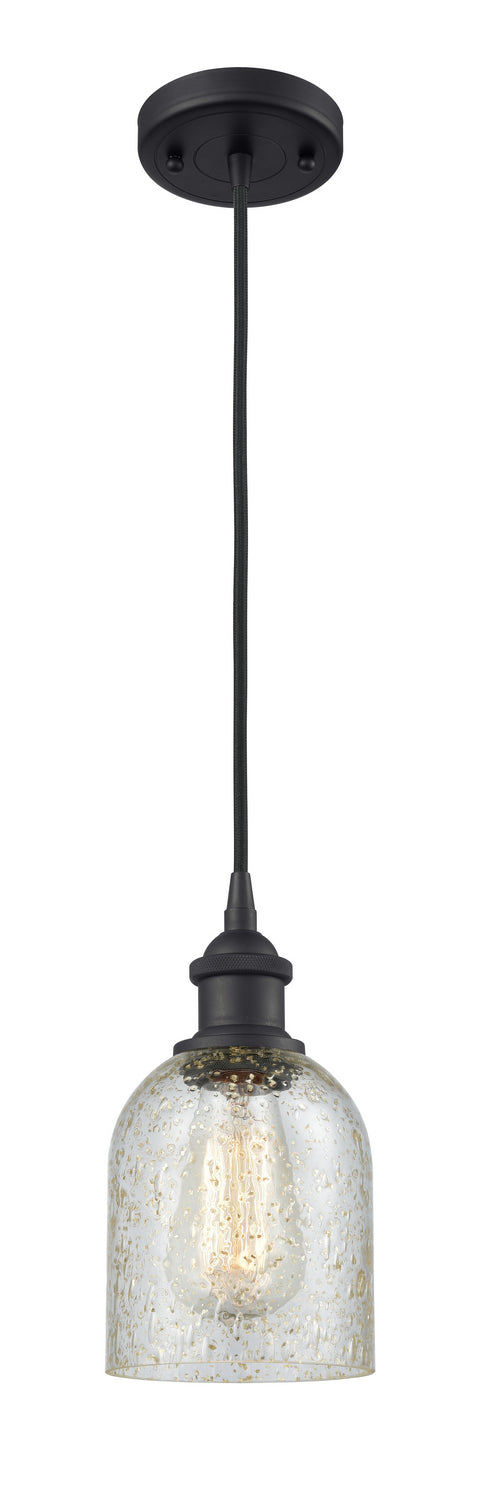 Innovations 516-1P-BK-G259 One Light Mini Pendant, Matte Black