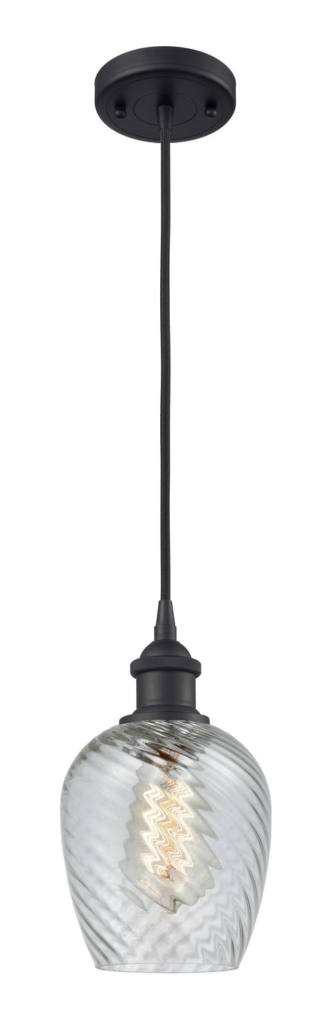 Innovations 516-1P-BK-G292-LED LED Mini Pendant, Matte Black