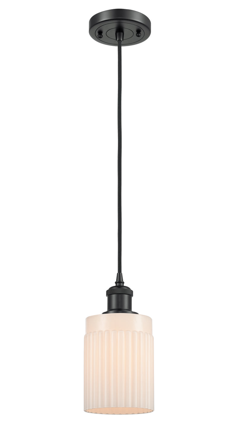 Innovations 516-1P-BK-G341 One Light Mini Pendant, Matte Black