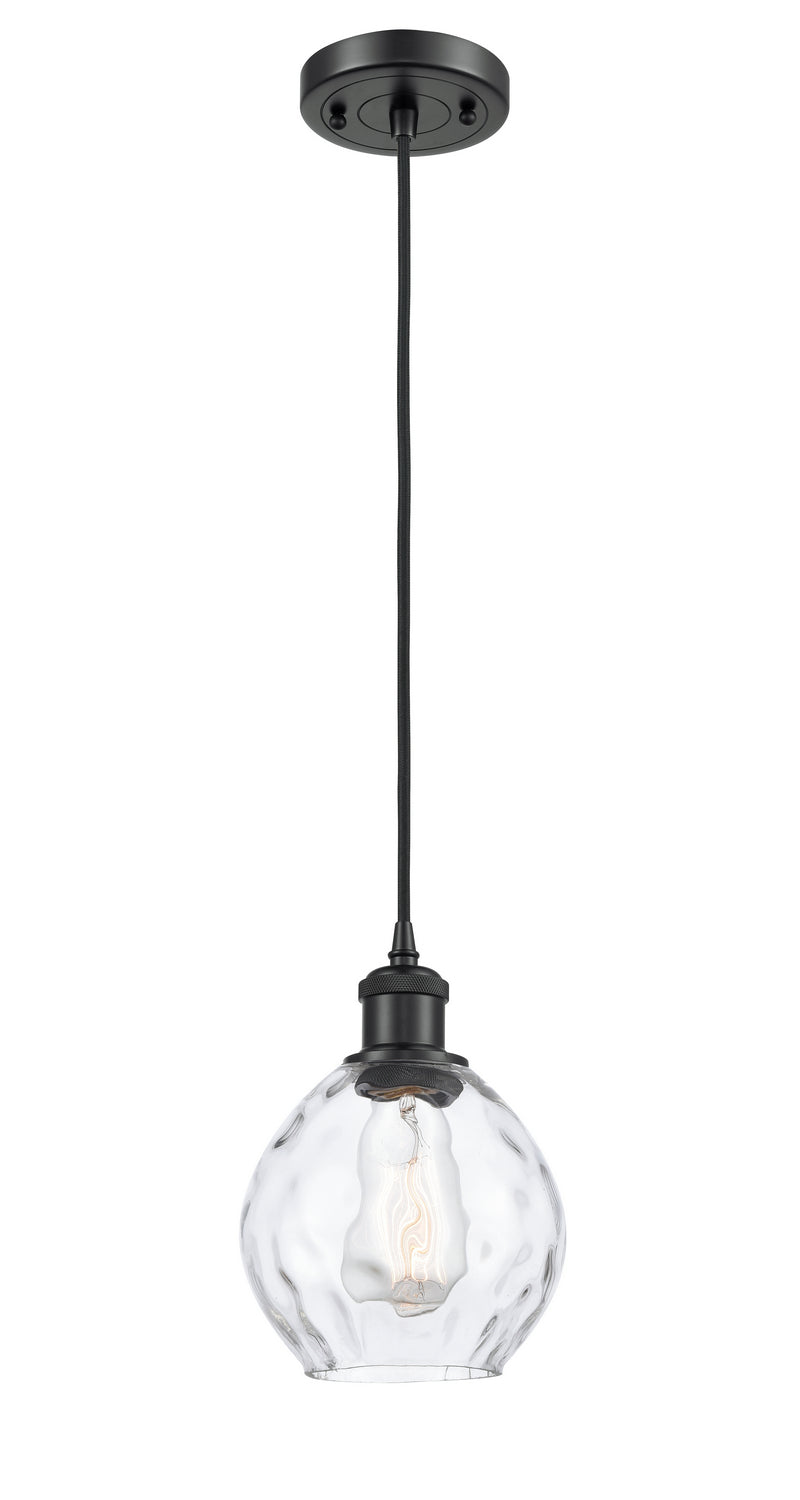 Innovations 516-1P-BK-G362 One Light Mini Pendant, Matte Black