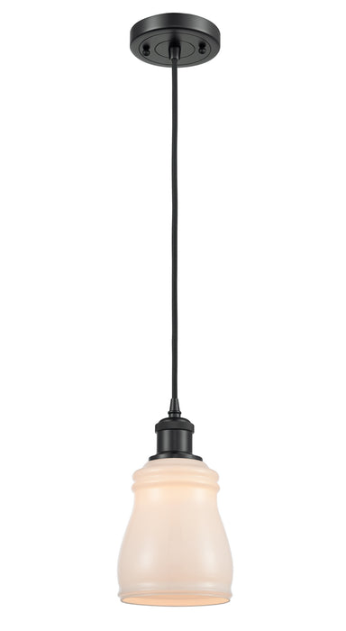 Innovations 516-1P-BK-G391 One Light Mini Pendant, Matte Black