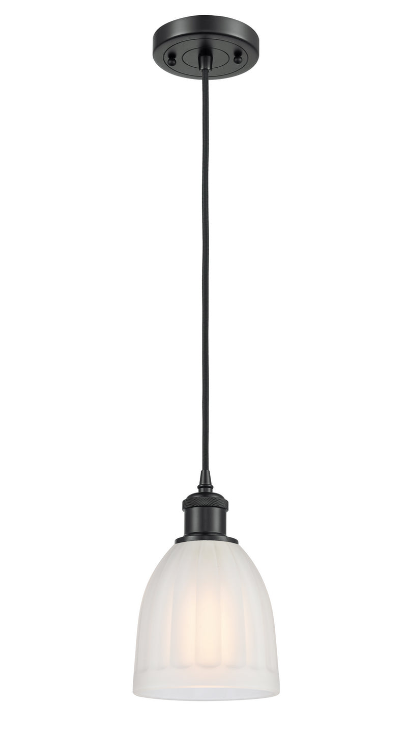 Innovations 516-1P-BK-G441 One Light Mini Pendant, Matte Black
