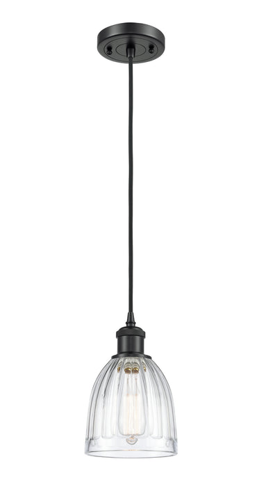 Innovations 516-1P-BK-G442 One Light Mini Pendant, Matte Black
