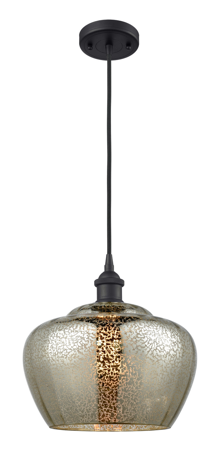 Innovations 516-1P-BK-G96-L-LED LED Mini Pendant, Matte Black