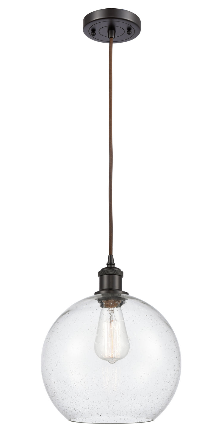 Innovations 516-1P-OB-G124-10 One Light Mini Pendant, Oil Rubbed Bronze
