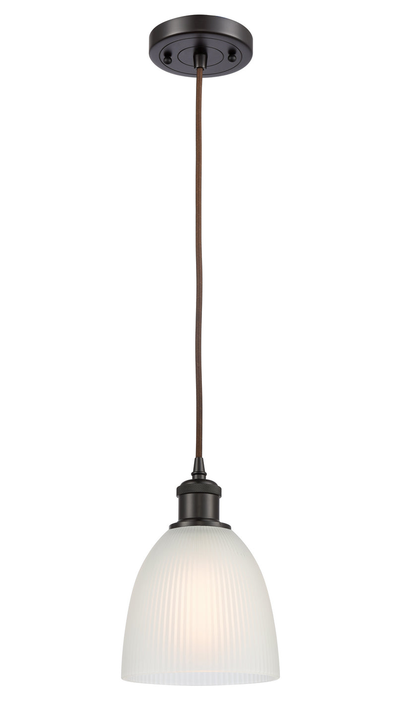 Innovations 516-1P-OB-G381 One Light Mini Pendant, Oil Rubbed Bronze