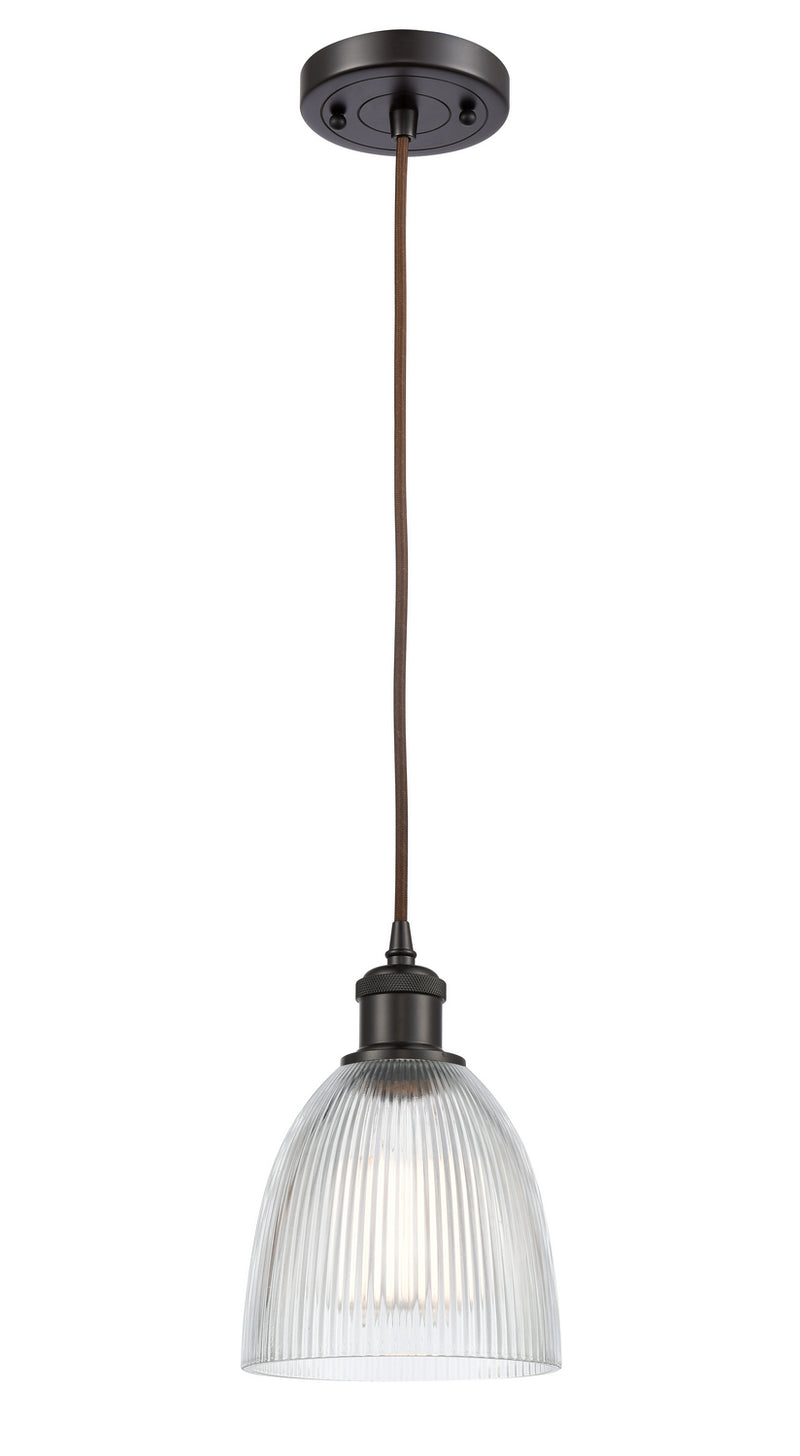 Innovations 516-1P-OB-G382 One Light Mini Pendant, Oil Rubbed Bronze