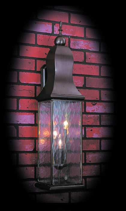 Framburg 9268 MB Three Light Exterior Wall Mount, Mahogany Bronze