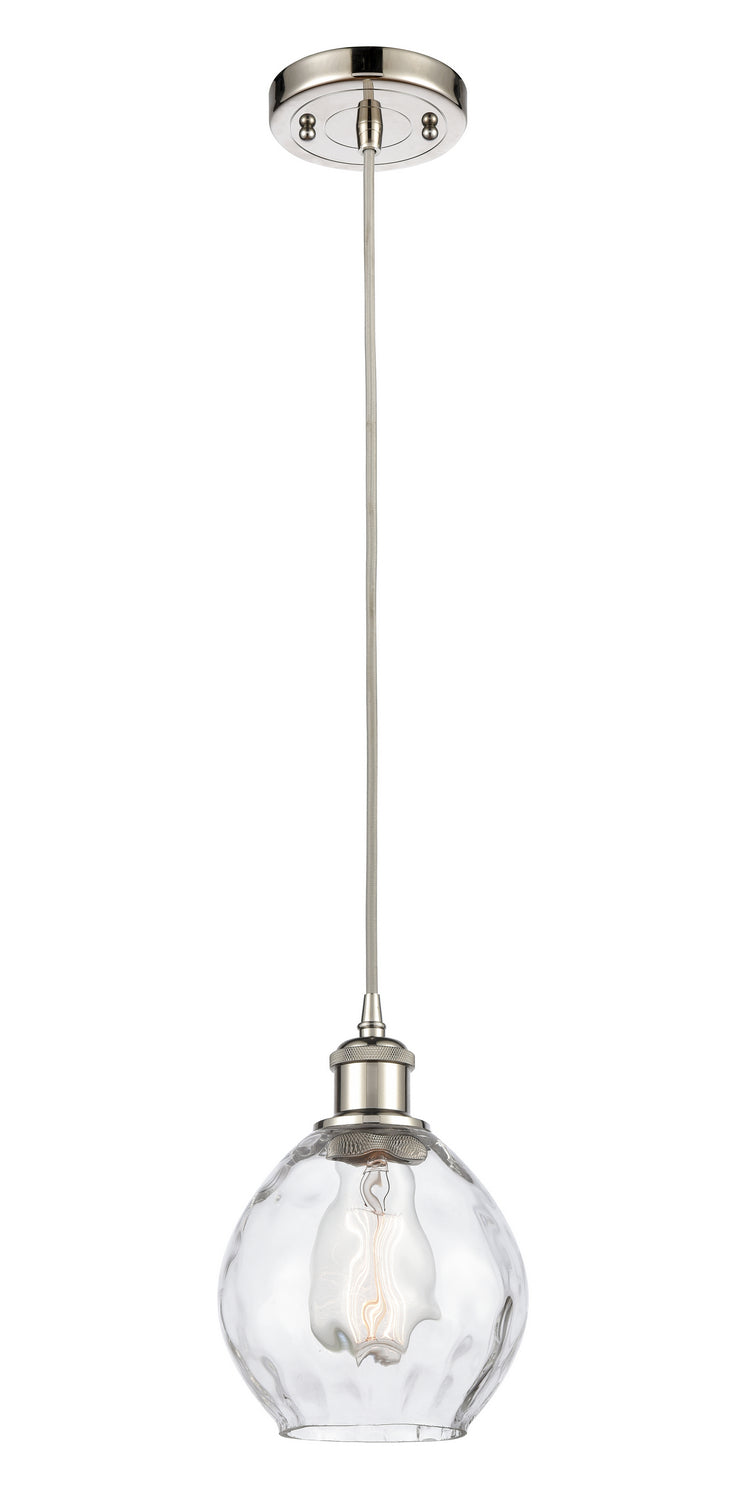 Innovations 516-1P-PN-G362 One Light Mini Pendant, Polished Nickel