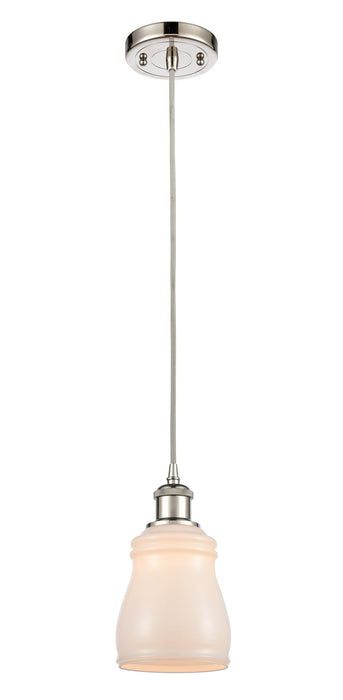 Innovations 516-1P-PN-G391 One Light Mini Pendant, Polished Nickel