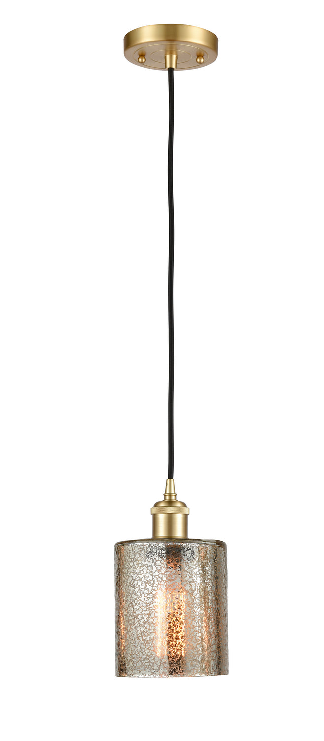 Innovations 516-1P-SG-G116 One Light Mini Pendant, Satin Gold