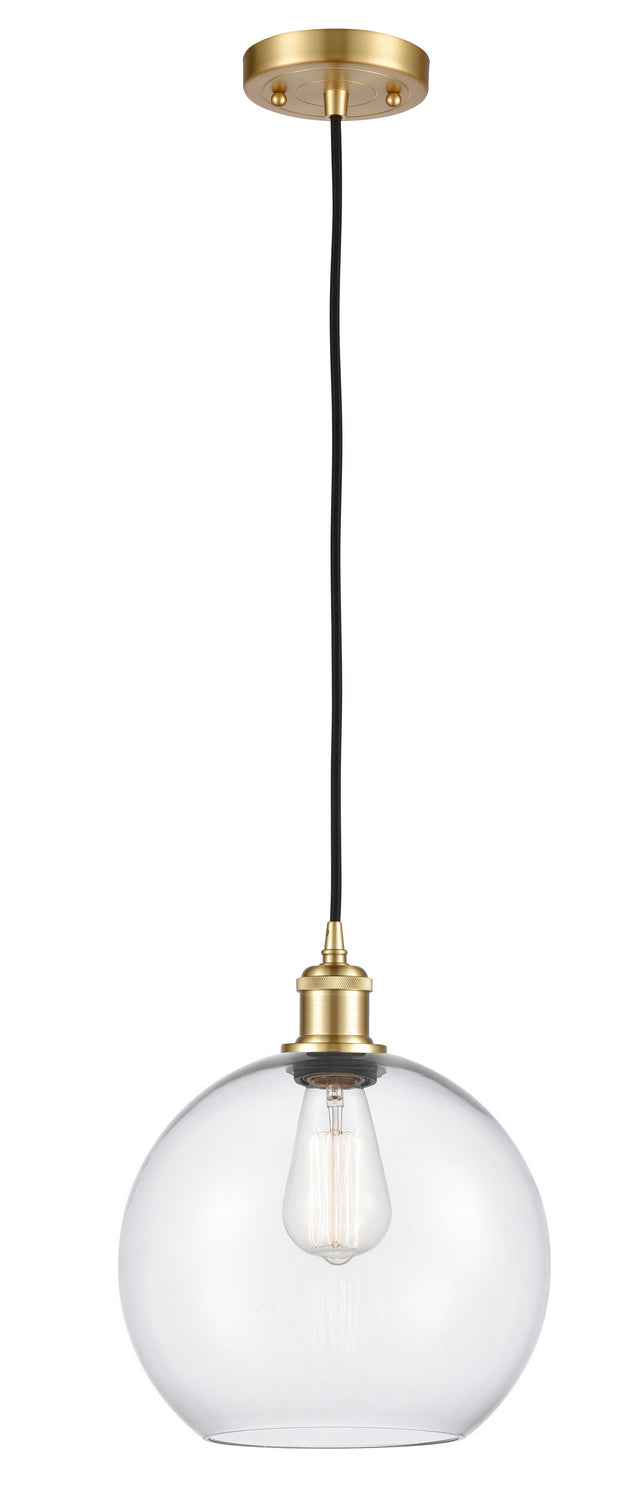 Innovations 516-1P-SG-G122-10 One Light Mini Pendant, Satin Gold