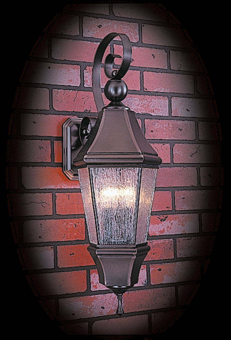 Framburg 8742 SBR Three Light Exterior Wall Mount, Siena Bronze