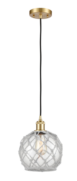 Innovations 516-1P-SG-G122-8RW One Light Mini Pendant, Satin Gold